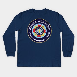 Police Academy Seal Kids Long Sleeve T-Shirt